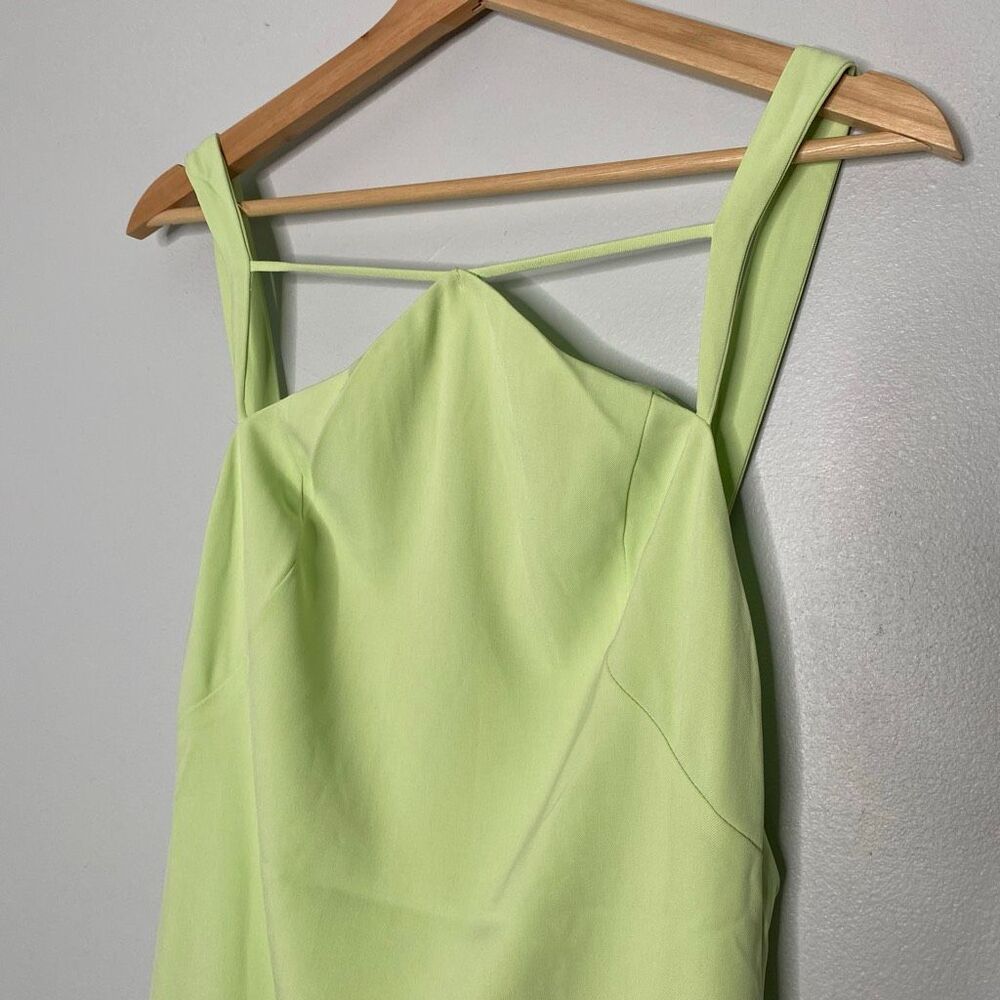Yellow the Label Remington Dress in Pea Green - Picture 11 of 11